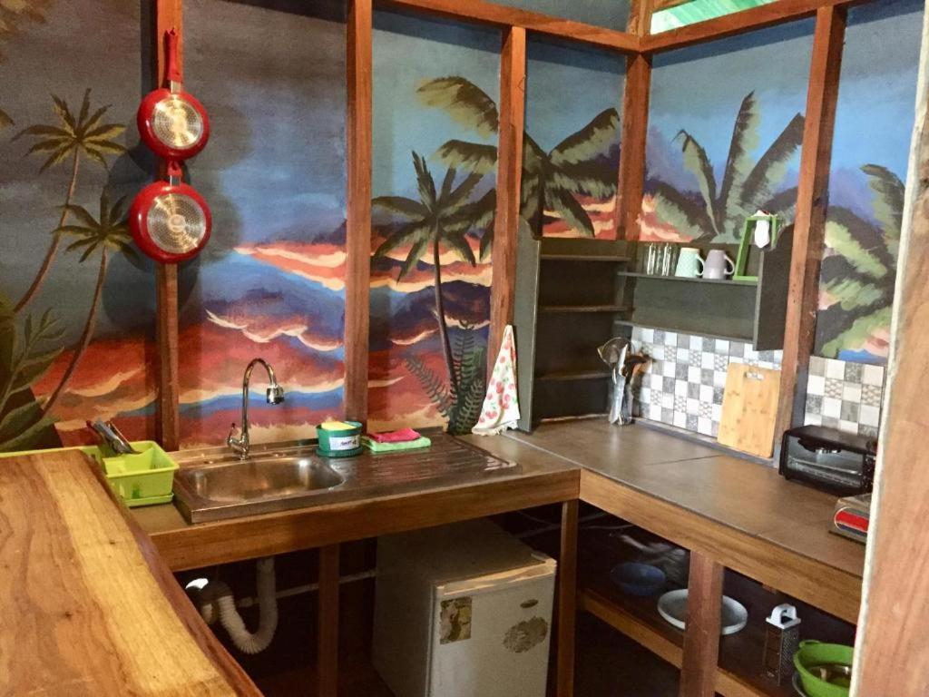 Oasis Beachfront Hostel プエルト・リモン エクステリア 写真